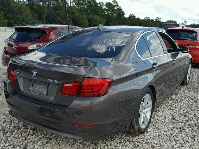 WBAXG5C5XCDX06479 - 2012 BMW 528 I BROWN photo 4