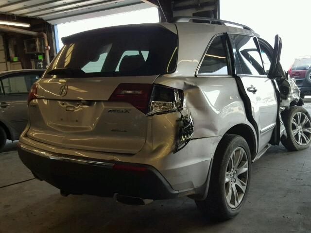 2HNYD2H50BH545479 - 2011 ACURA MDX SILVER photo 4