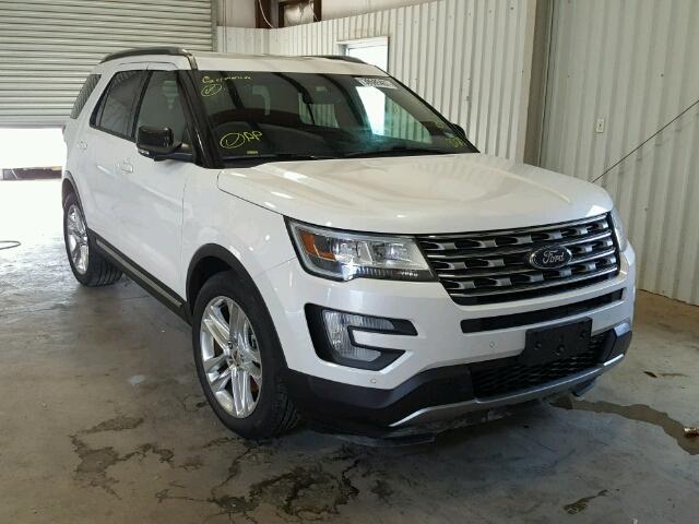 1FM5K7D84HGB21282 - 2017 FORD EXPLORER X WHITE photo 1