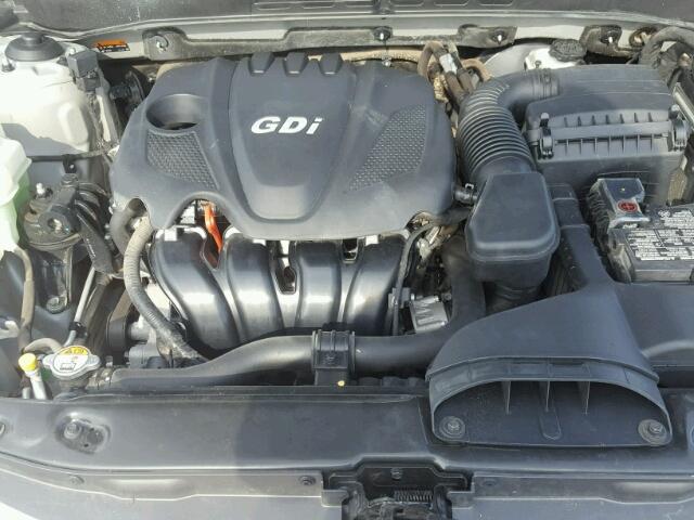 5NPEB4AC1EH843067 - 2014 HYUNDAI SONATA GLS SILVER photo 7