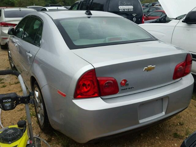 1G1ZA5E01CF388375 - 2012 CHEVROLET MALIBU LS ვერცხლისფერი ფოტო 3