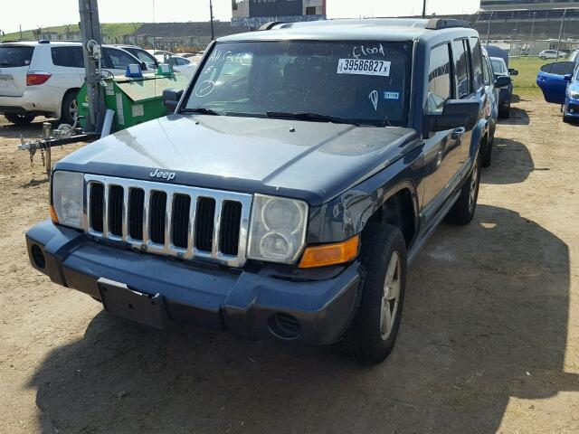 1J8HG48KX7C598403 - 2007 JEEP COMMANDER BLUE photo 2