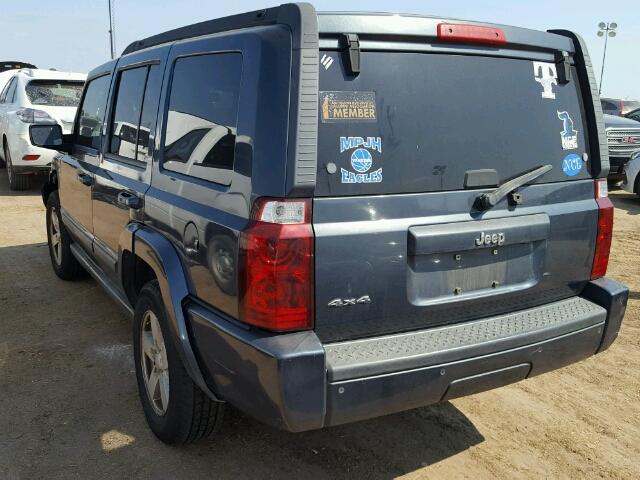1J8HG48KX7C598403 - 2007 JEEP COMMANDER 蓝色 照片 3