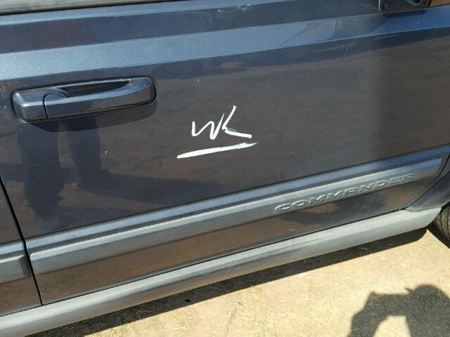 1J8HG48KX7C598403 - 2007 JEEP COMMANDER 蓝色 照片 9