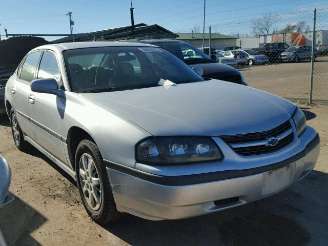 2G1WF52E739114966 - 2003 CHEVROLET IMPALA SILVER photo 1