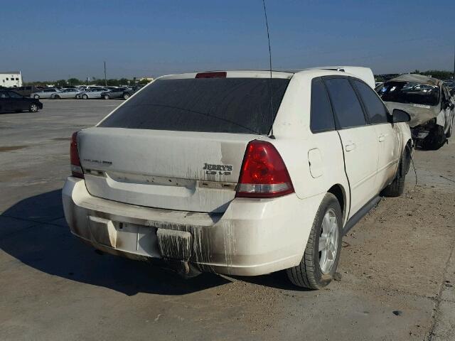 1G1ZT62815F102313 - 2005 CHEVROLET MALIBU MAX WHITE photo 4