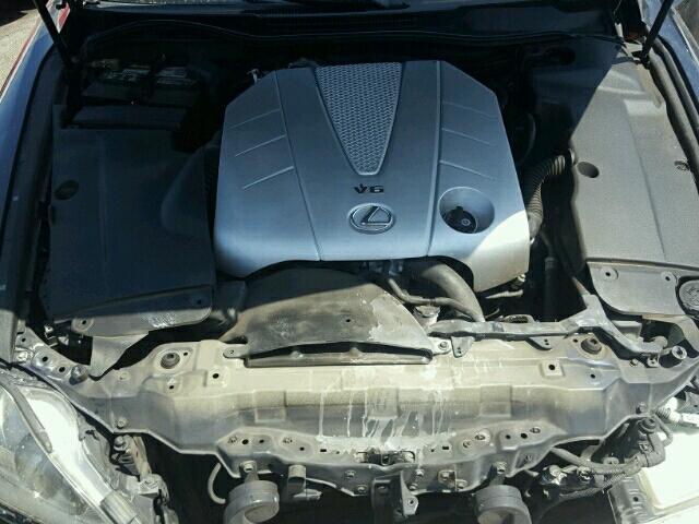 JTHBE262662002457 - 2006 LEXUS IS 350 BLUE photo 7