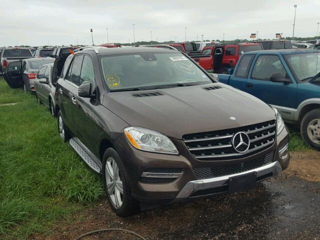 4JGDA5JBXFA526646 - 2015 MERCEDES-BENZ ML BROWN photo 1