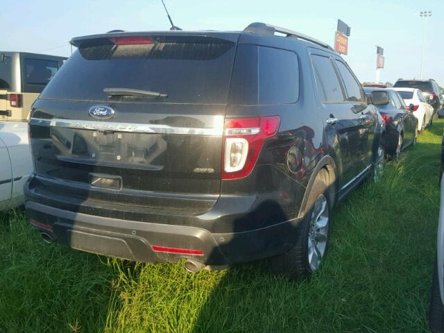 1FM5K8D88DGC81469 - 2013 FORD EXPLORER X BLACK photo 4