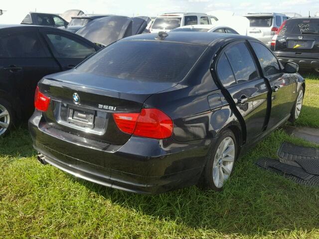 WBAPH7C59BE677574 - 2011 BMW 328 BLACK photo 4