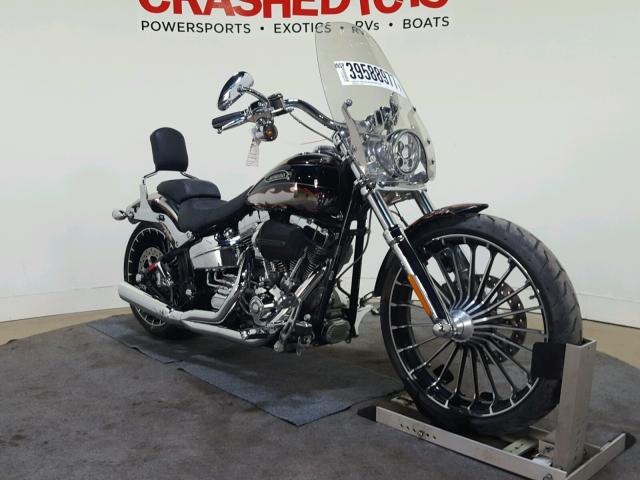 1HD1TD917EB958173 - 2014 HARLEY-DAVIDSON FXSBSE CVO GRAY photo 2