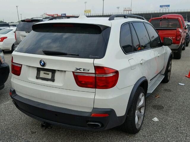 5UXFE83569L170178 - 2009 BMW X5 WHITE photo 4