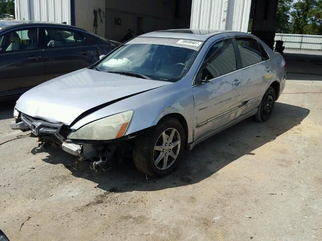 1HGCM66524A049077 - 2004 HONDA ACCORD EX SILVER photo 2