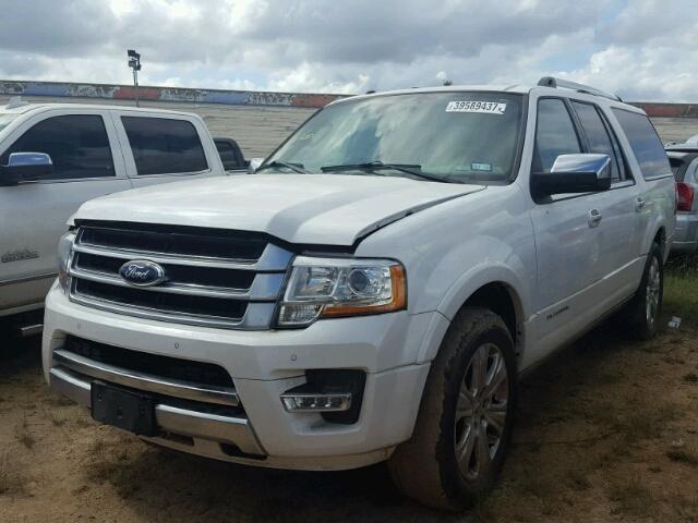 1FMJK1LTXFEF30249 - 2015 FORD EXPEDITION WHITE photo 2