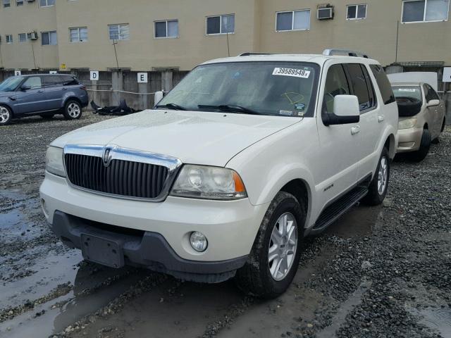 5LMEU68H14ZJ48465 - 2004 LINCOLN AVIATOR 白色 照片 2