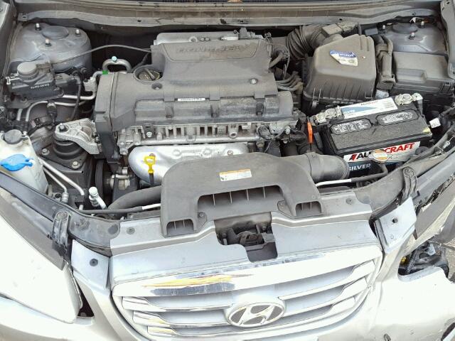 KMHDU4AD8AU165167 - 2010 HYUNDAI ELANTRA GRAY photo 7