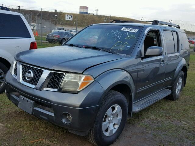5N1AR18W07C604418 - 2007 NISSAN PATHFINDER SILVER photo 2