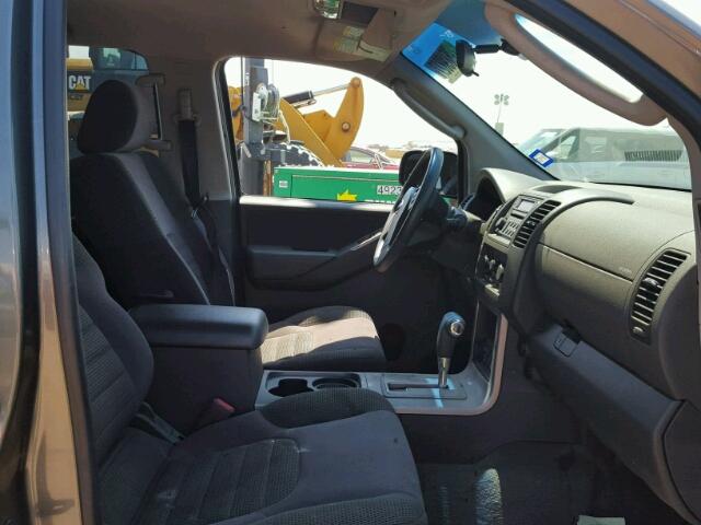 5N1AR18W07C604418 - 2007 NISSAN PATHFINDER SILVER photo 5