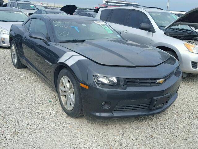 2G1FB1E35E9323558 - 2014 CHEVROLET CAMARO LT GRAY photo 1