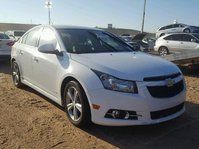 1G1PE5SB3E7328757 - 2014 CHEVROLET CRUZE WHITE photo 1