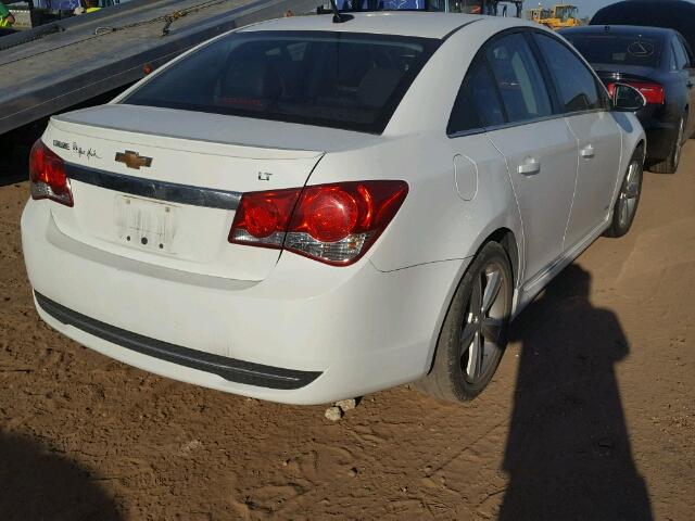 1G1PE5SB3E7328757 - 2014 CHEVROLET CRUZE WHITE photo 4