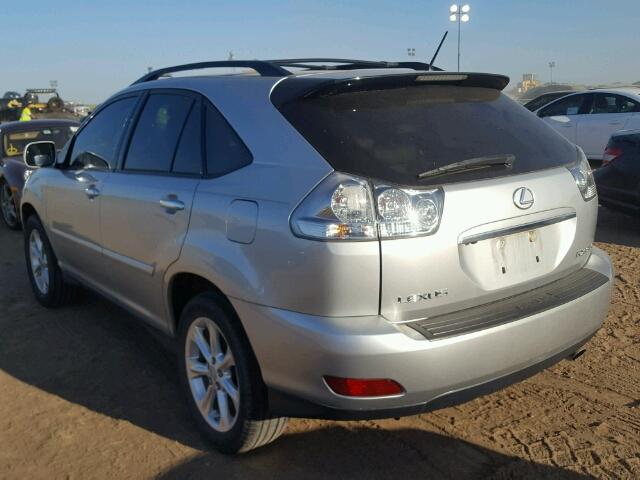 2T2GK31U89C062823 - 2009 LEXUS RX 350 SILVER photo 3