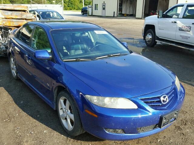 1YVHP84D445N94038 - 2004 MAZDA 6 S BLUE photo 1