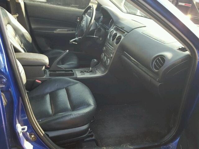 1YVHP84D445N94038 - 2004 MAZDA 6 S BLUE photo 5