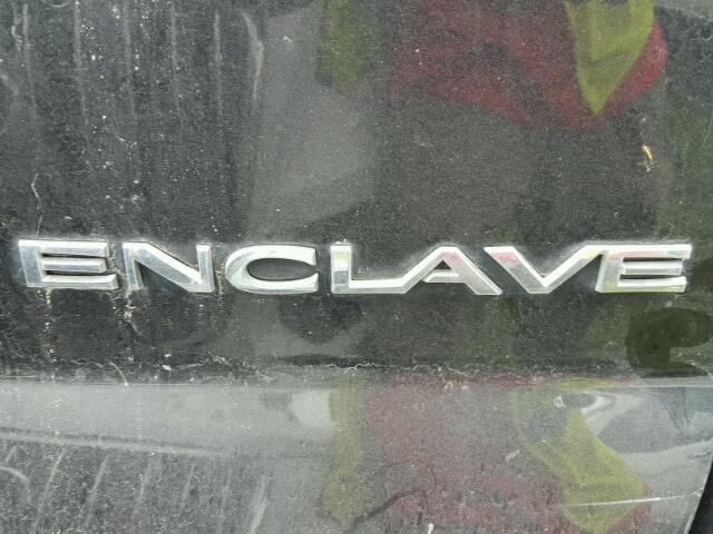 5GAKRDED8CJ206782 - 2012 BUICK ENCLAVE შავი ფოტო 9