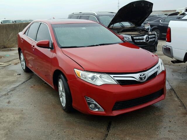 4T1BK1FK4CU506974 - 2012 TOYOTA CAMRY RED photo 1