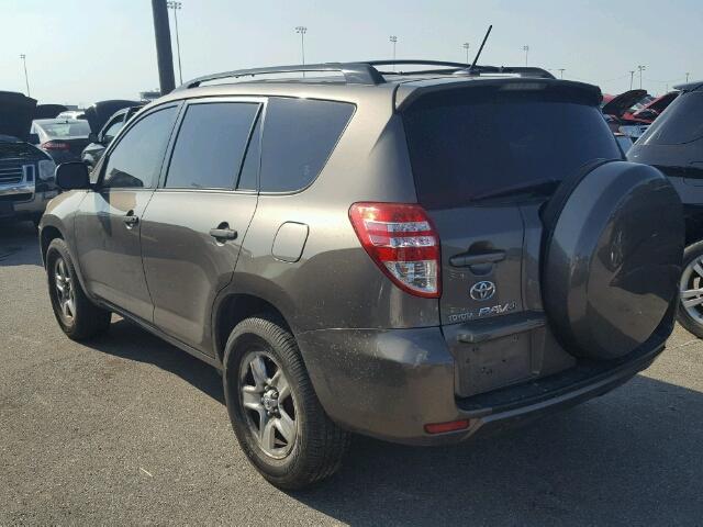 JTMZK4DV2AD003622 - 2010 TOYOTA RAV4 GRAY photo 3