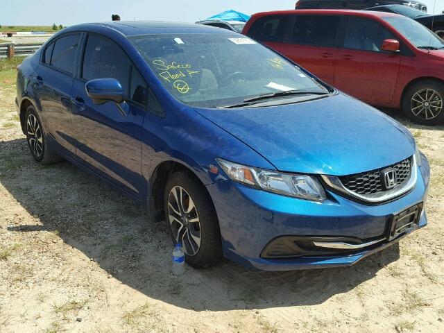 19XFB2F82FE052825 - 2015 HONDA CIVIC EX Mavi fotoğraf 1