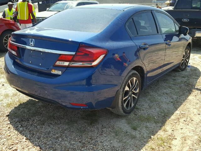 19XFB2F82FE052825 - 2015 HONDA CIVIC EX Mavi fotoğraf 4