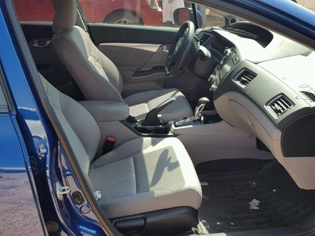 19XFB2F82FE052825 - 2015 HONDA CIVIC EX Mavi fotoğraf 5
