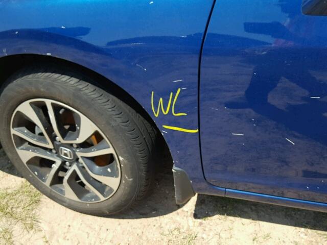 19XFB2F82FE052825 - 2015 HONDA CIVIC EX Mavi fotoğraf 9