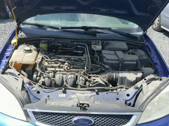 1FAFP36N76W129830 - 2006 FORD FOCUS ZXW BLUE photo 7