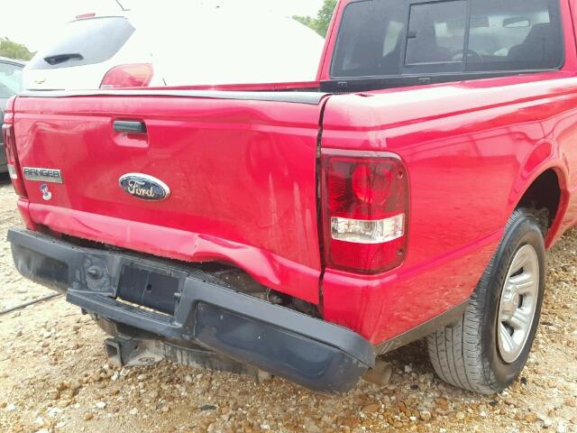 1FTYR44U46PA03657 - 2006 FORD RANGER SUP RED photo 9