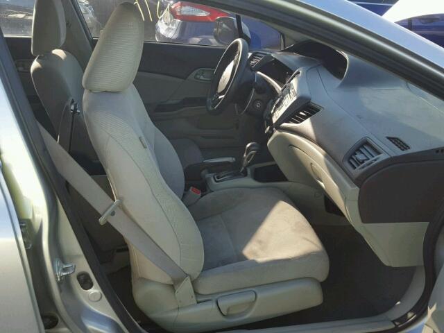 2HGFB2F58CH323510 - 2012 HONDA CIVIC SILVER photo 5