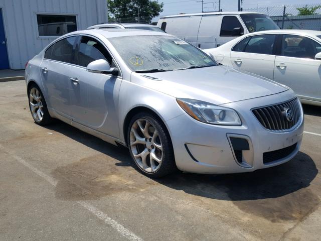 2G4GV5GV2C9176536 - 2012 BUICK REGAL GS SILVER photo 1