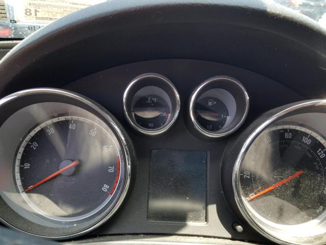 2G4GV5GV2C9176536 - 2012 BUICK REGAL GS SILVER photo 8