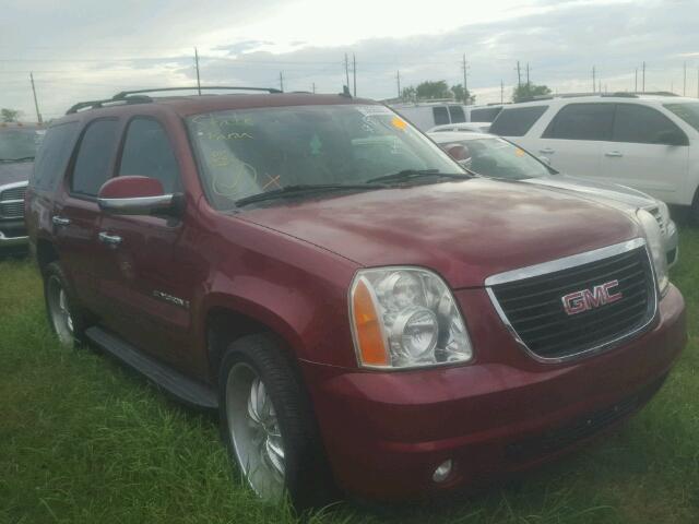 1GKEC23379R166527 - 2009 GMC YUKON RED photo 1