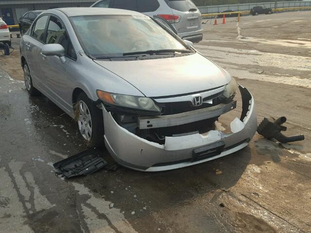 1HGFA16586L070483 - 2006 HONDA CIVIC SILVER photo 1