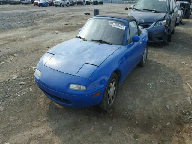 JM1NA3512L0159709 - 1990 MAZDA MX-5 MIATA BLUE photo 2