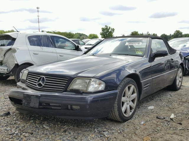 WDBFA68F6YF188971 - 2000 MERCEDES-BENZ SL 500 BLACK photo 2