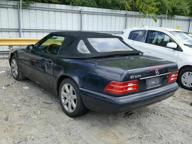 WDBFA68F6YF188971 - 2000 MERCEDES-BENZ SL 500 BLACK photo 3