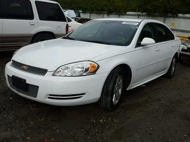 2G1WB5E3XC1212670 - 2012 CHEVROLET IMPALA LT WHITE photo 2