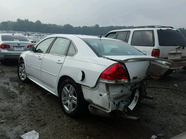 2G1WB5E3XC1212670 - 2012 CHEVROLET IMPALA LT WHITE photo 3