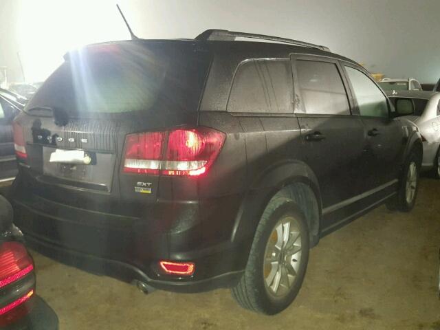 3C4PDCBG2ET270680 - 2014 DODGE JOURNEY BLACK photo 4