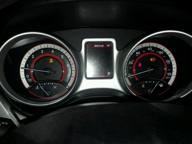 3C4PDCBG2ET270680 - 2014 DODGE JOURNEY BLACK photo 8