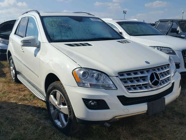 4JGBB8GB7BA716654 - 2011 MERCEDES-BENZ ML 350 4MA WHITE photo 1